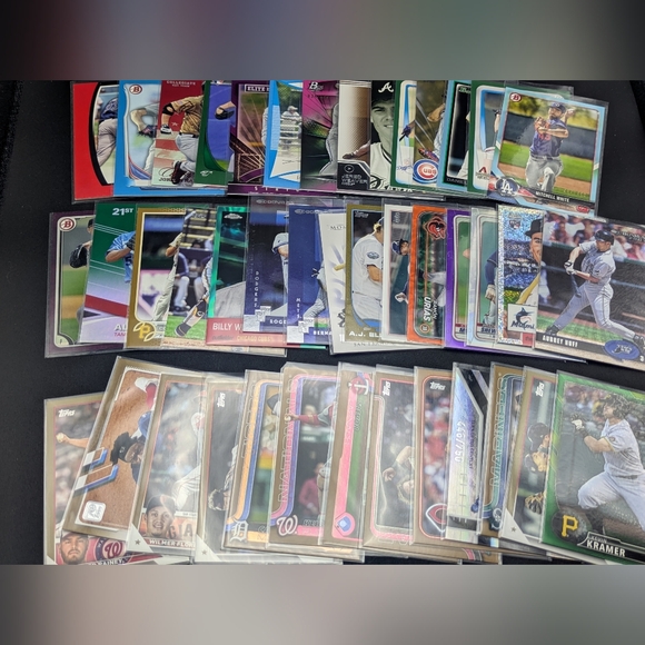 160 Baseball ALL Serial Numbered #d Card Lot Chrome Rookie RC Multi-Year + Brand - Picture 6 of 8